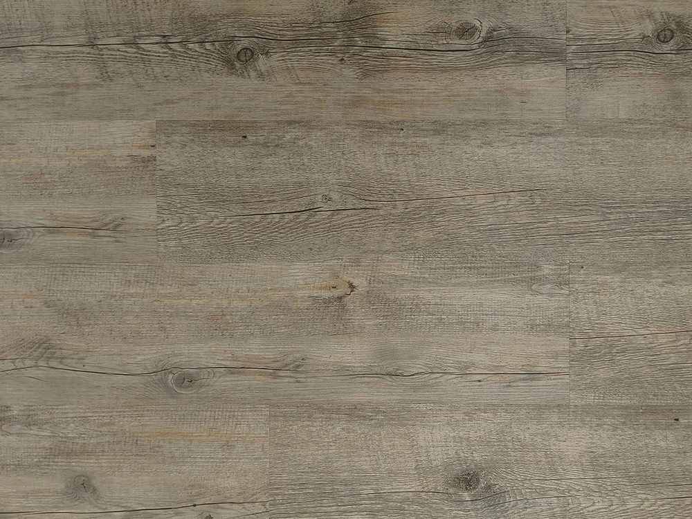 LVT Flooring Light Gray Brown Wood Grain 7.25×48