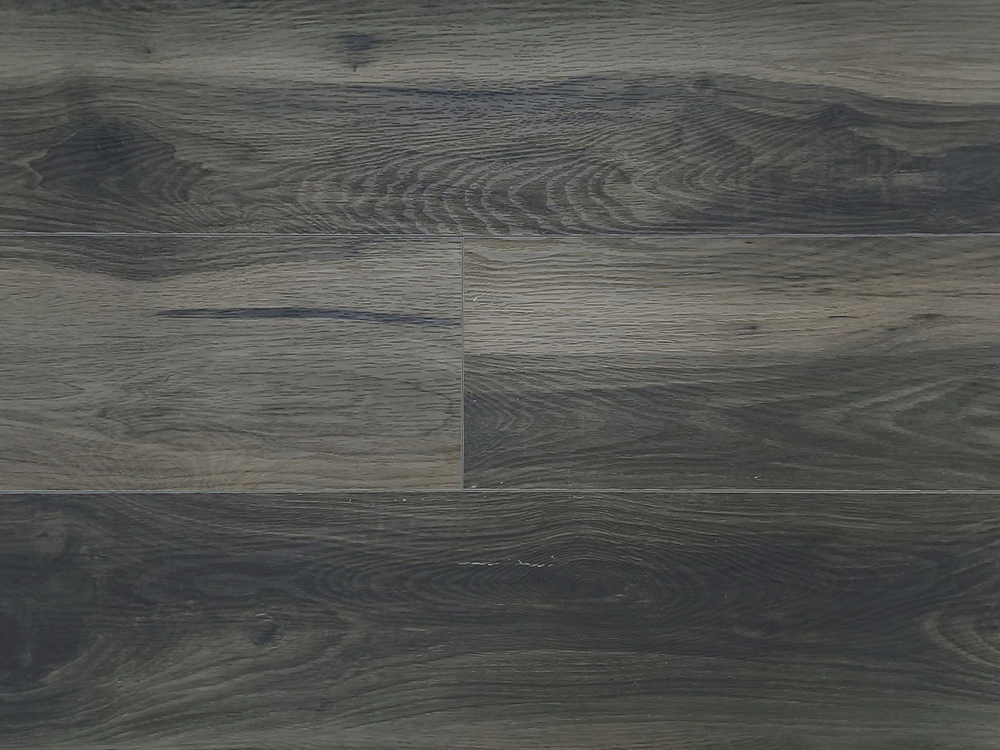 SPC Flooring Dark Gray Wood Grain 7.25×60