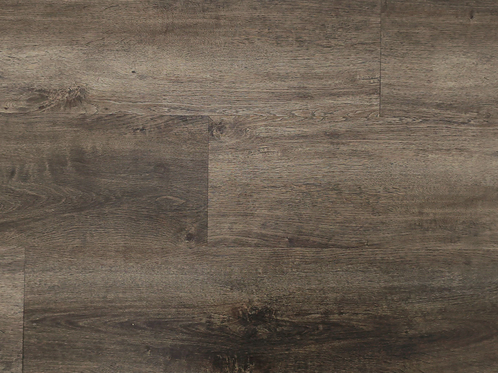 WPC Flooring Dark Gray Wood Grain 9×48
