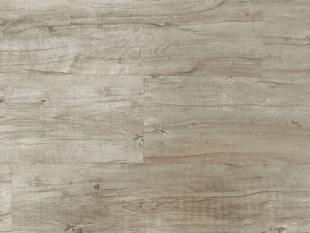 WPC Flooring Light Gray Wood Grain 9×48